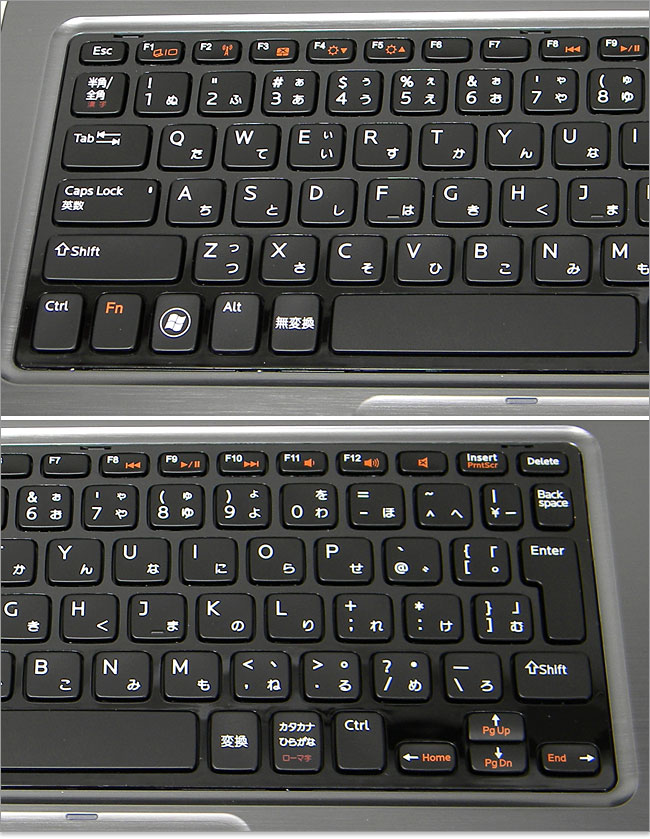 配列確認/Inspiron 13z