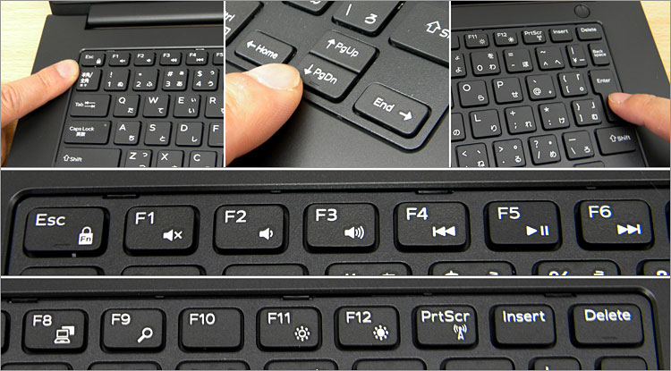 DELLサイトではバックライトキーボードが選べる