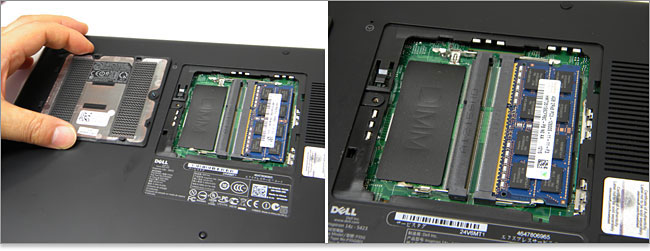 。6セルバッテリーは内蔵タイプ