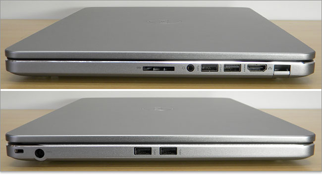 USB 3.0端子は 計4つも装備するInspiron 15 7000シリーズ