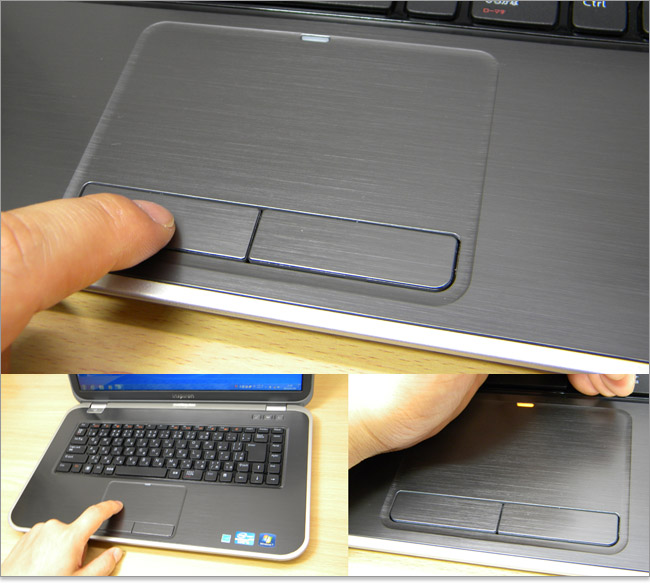 キーボード操作でタッチパッド機能