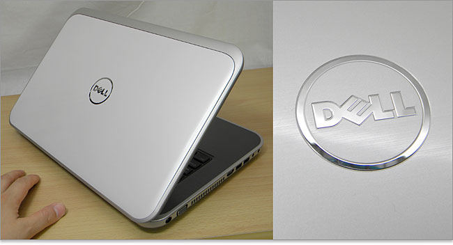 Inspiron 15Rではアイビーホワイトの天板