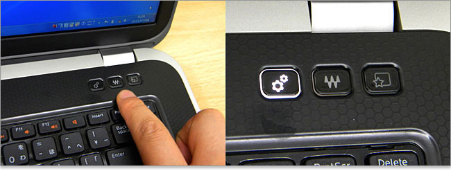 Inspiron 15R Special Editionのキャパシティブ・キー