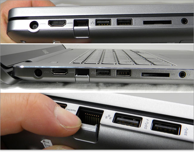 Inspiron 17 7000シリーズの左側面