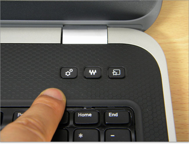 Inspiron 17R Special Editionのキャパシティブ・キー