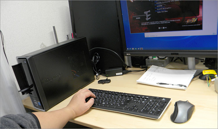 Pentium J2900-Inspiron 3646のストリートファイター4 ベンチマーク比較