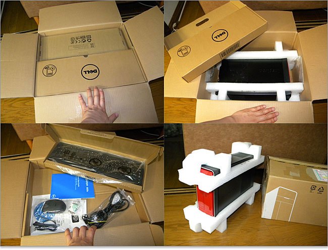 Inspiron 660s本体箱の様子