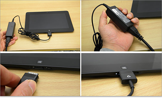 画像Latitude 10のACアダプタ