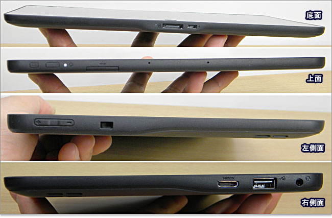 インターフェース～Latitude 10の4方面