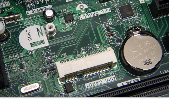 PCI Express Mini Cardスロット