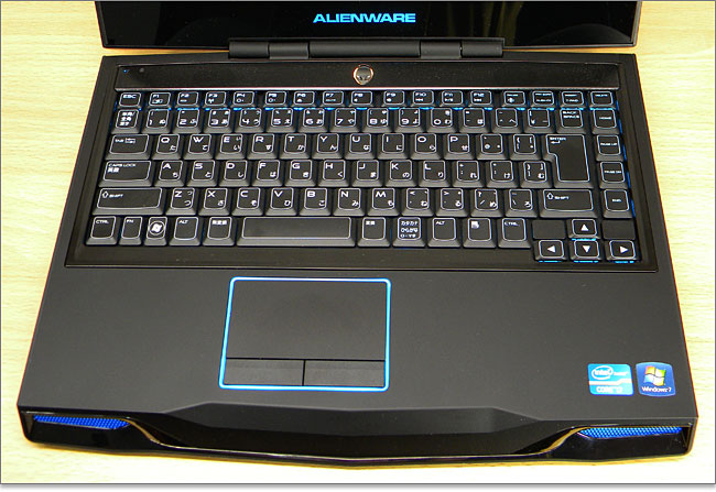 Alienware M14xキーボード詳細