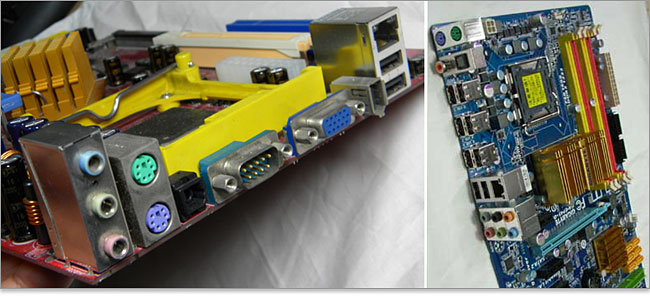 マザーボードのオンボード端子