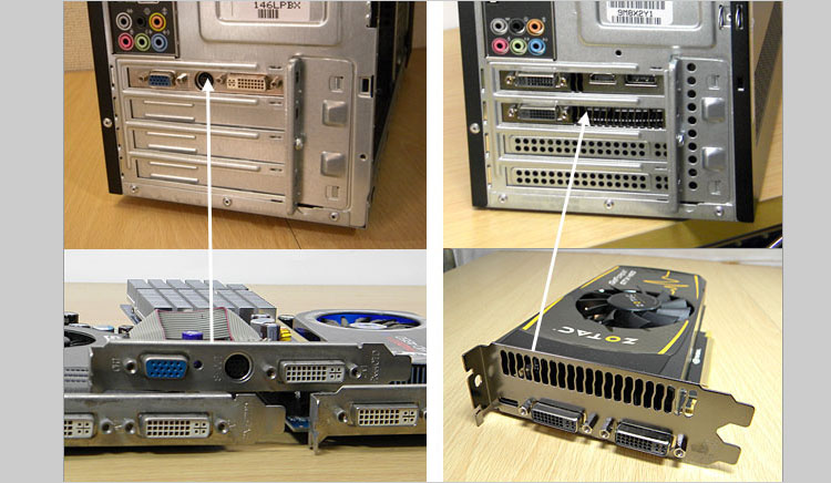 2スロットを占有のグラフィックカード