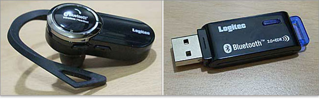 ヘッドセット+Bluetoothアダプタ