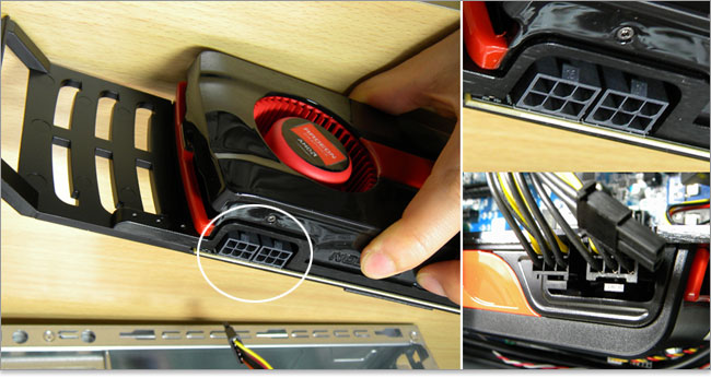 6ピン(75W)×2の補助電源グラフィックカード