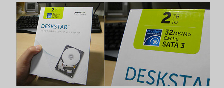 SATA 3.0 日立GST製 HDP725050GLA360