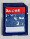 サンディスク製SDカード