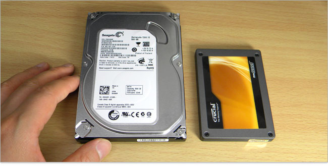 HDDとSSDを組み合わせる