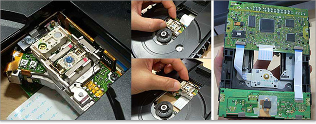 ドライブの、ピックアップ･レンズ