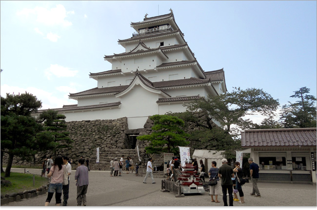 DELLノート持って会津・鶴ヶ城