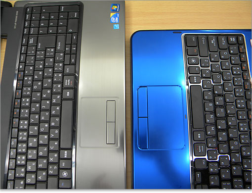 Inspiron 15R(N5110)のキーボード周り