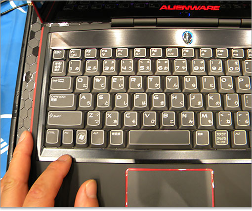 スペースキーに面積を割り振ってエイリアン