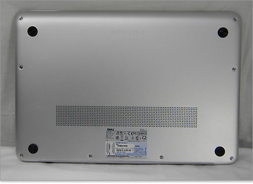 XPS 15z（L511z）の底面