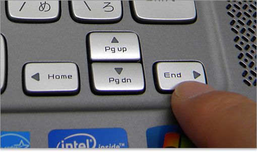 これも浮石キーなので触感的に把握