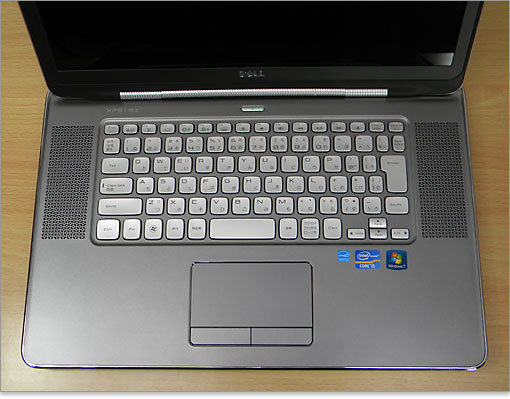 XPS 15z（L511z）のキーボード周りをみていきます