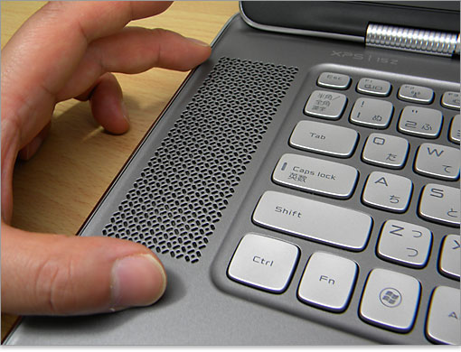 デザインチックな穴です。