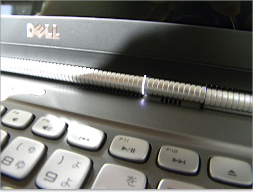 電源ライトははっきり分かります。