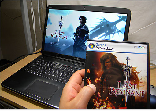 XPS 17にてラストレムナント