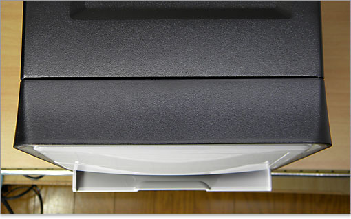 フレックスカバーの突き出し具合。