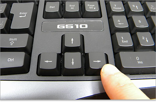 カーソルキー。