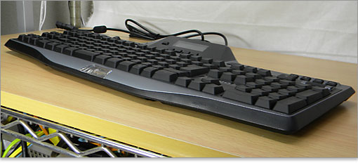 キーボードの形状ながら