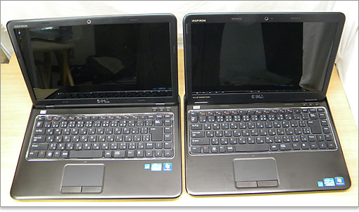 キーボードは同じパーツを採用しています。