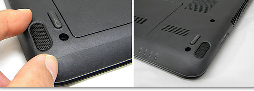 左右スピーカーの様子。