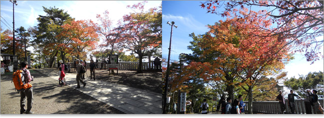 阿夫利神社下社の手前広場