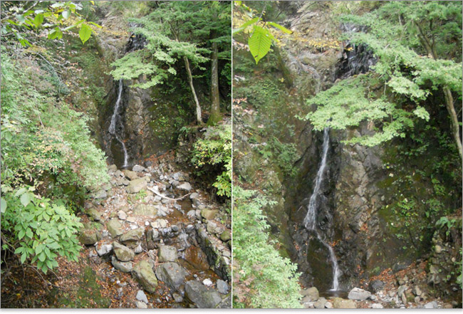 二重の滝-大山登山