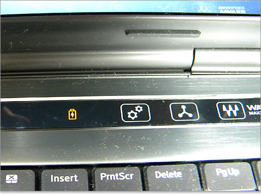 バッテリーステータスライト