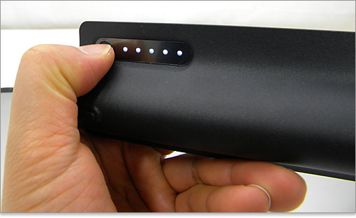 LED点灯によって