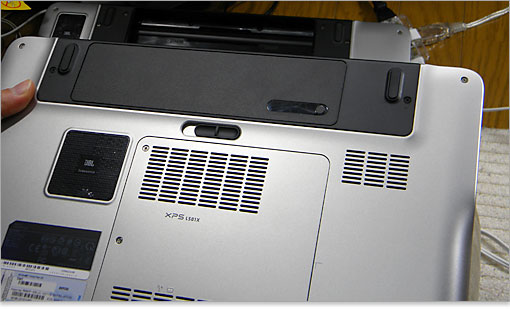 6セルバッテリーをXPS 15に装着してみました