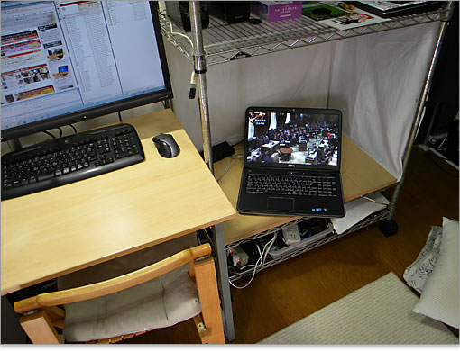 画面が小さいな～」と感じたり