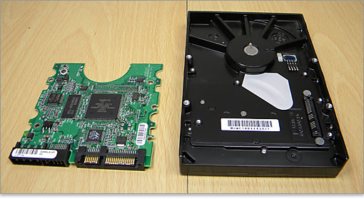 モータードライバ、キャッシュメモリ、HDDの頭脳となるチップ