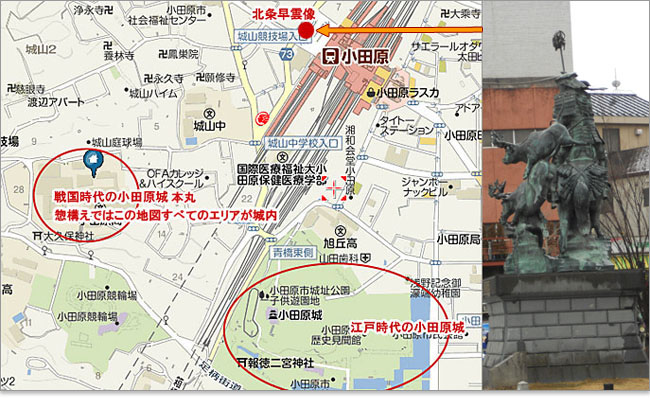 小田原城マップ