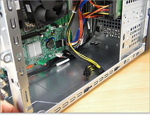 HDDマウンタでHDDが底上げXPS 8100