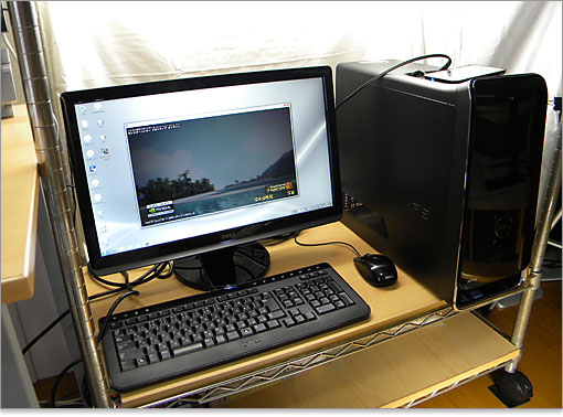 XPS 8300にて、モンスターハンター フロンティア オンライン