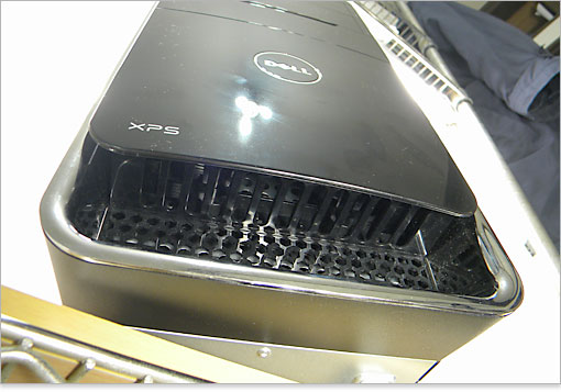 XPS 8300の吸気口をチェック