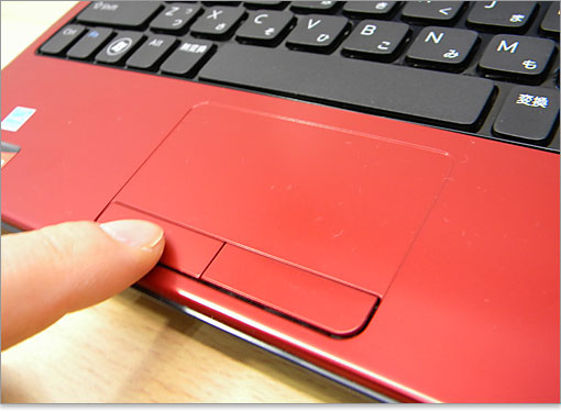 タッチパッドはモバイル相応