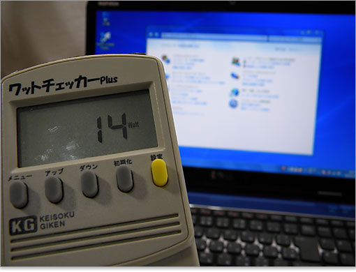 アイドル値Inspiron 15R(N5110)